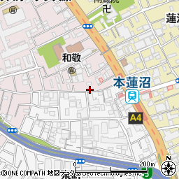 篠田米店周辺の地図