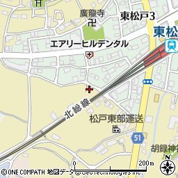 有限会社松戸紙業周辺の地図