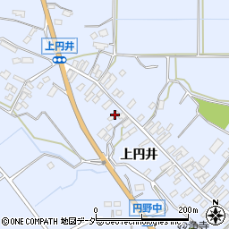山梨県韮崎市円野町上円井1122周辺の地図