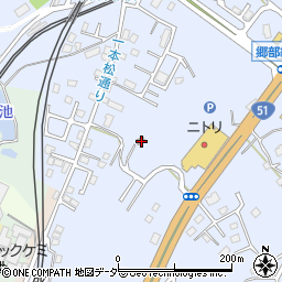 千葉県成田市不動ケ岡2006-2周辺の地図