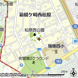 東京都西多摩郡瑞穂町箱根ケ崎西松原周辺の地図