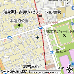 東京都板橋区蓮沼町14周辺の地図