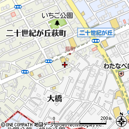 千葉県松戸市二十世紀が丘萩町249周辺の地図
