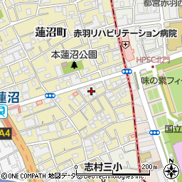 東京都板橋区蓮沼町16周辺の地図