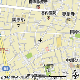 東京都足立区関原2丁目46周辺の地図
