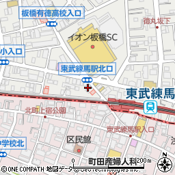 コミックバスター　東武練馬店周辺の地図