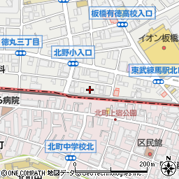 東京都板橋区徳丸3丁目3周辺の地図