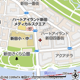ロイヤルパークス新田周辺の地図