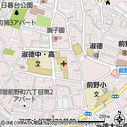 淑徳小学校周辺の地図