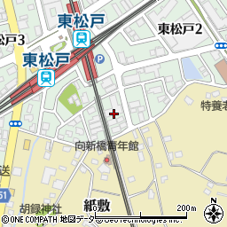 アイカーサ東松戸介護事業所周辺の地図