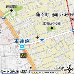 東京都板橋区蓮沼町21周辺の地図