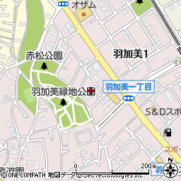 東京都羽村市羽加美1丁目5周辺の地図