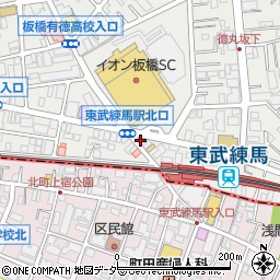 ほけんの窓口　板橋東武練馬店周辺の地図