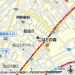 東京都清瀬市松山1丁目33周辺の地図