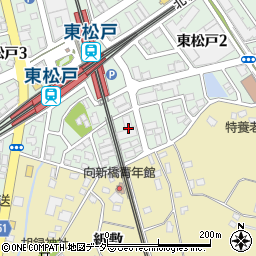 アイカーサ東松戸周辺の地図