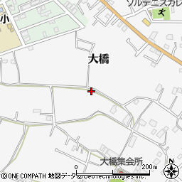 千葉県松戸市大橋周辺の地図