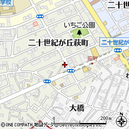 千葉県松戸市二十世紀が丘萩町124-1周辺の地図
