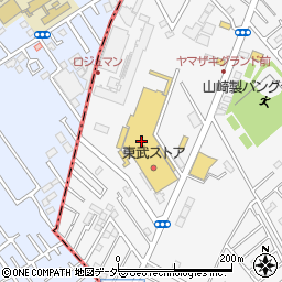 千葉興業銀行白井ラパモール ＡＴＭ周辺の地図