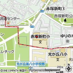 板橋区立赤塚新町小学校周辺の地図