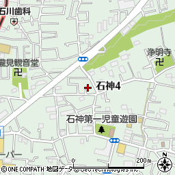埼玉県新座市石神4丁目周辺の地図