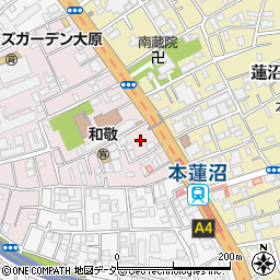 東京都板橋区大原町2周辺の地図