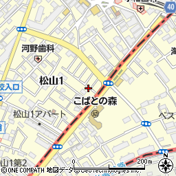 東京都清瀬市松山1丁目31周辺の地図