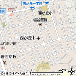 東京都北区西が丘1丁目18周辺の地図