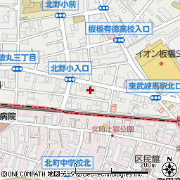 東京都板橋区徳丸3丁目2周辺の地図