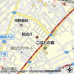 東京都清瀬市松山1丁目32周辺の地図