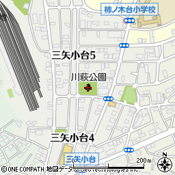 川萩公園周辺の地図