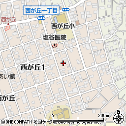 東京都北区西が丘1丁目15周辺の地図