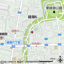 ツルハドラッグ綾瀬店周辺の地図