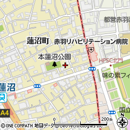 東京都板橋区蓮沼町31周辺の地図