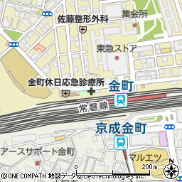 千寿補聴器プラザ金町店周辺の地図