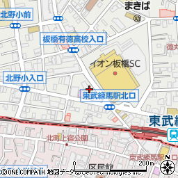 東京都板橋区徳丸3丁目17周辺の地図