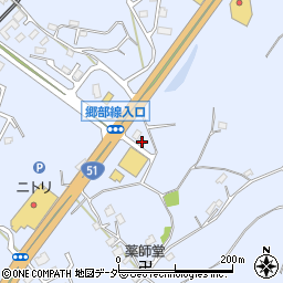 千葉県成田市不動ケ岡2052周辺の地図