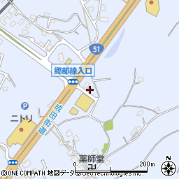 千葉県成田市不動ケ岡2052周辺の地図
