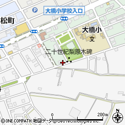 千葉県松戸市二十世紀が丘梨元町23周辺の地図