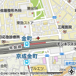 日高屋 金町北口店周辺の地図