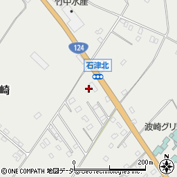 茨城県神栖市波崎石津周辺の地図