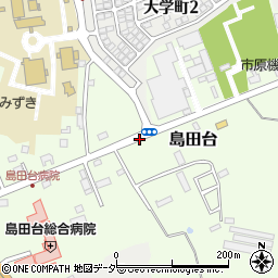 秀明大学入口周辺の地図