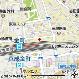 東京都葛飾区東金町1丁目45周辺の地図