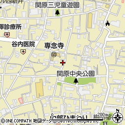 東京都足立区関原3丁目周辺の地図