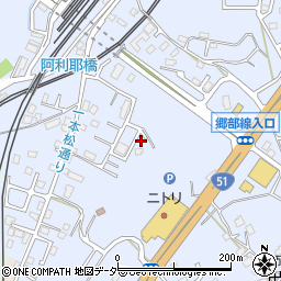 千葉県成田市不動ケ岡2028-17周辺の地図