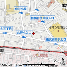 タイムズ東武練馬駅前第６駐車場周辺の地図