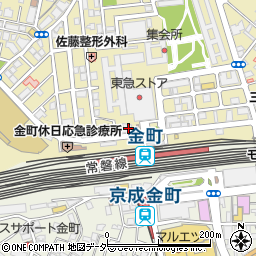 ココカラファイン金町店周辺の地図