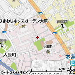 明和印刷株式会社　東京支社周辺の地図