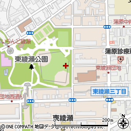 東京都足立区東綾瀬3丁目周辺の地図