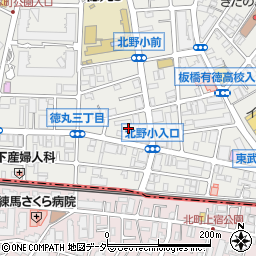 東京都板橋区徳丸3丁目14周辺の地図