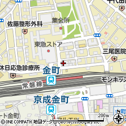 マツモトキヨシ金町駅北口店周辺の地図